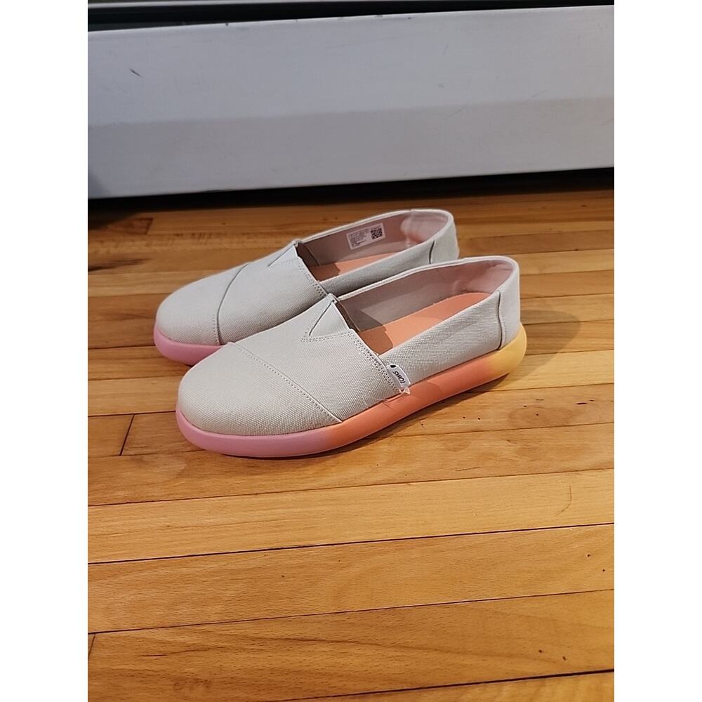 Toms Womens Alpargata Mallow Pink Orange Heritage Canvas 8